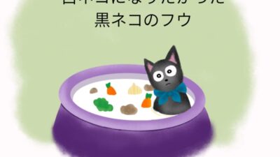 【祝🎉ご出版】さだはるさん｜白ネコになりたかった黒ネコのフウ